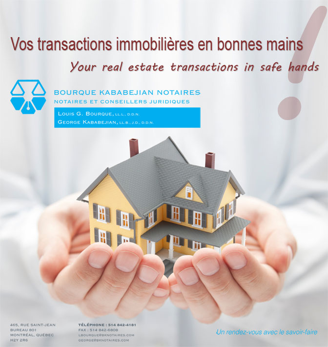 Transactions immobilières en bonnes mains